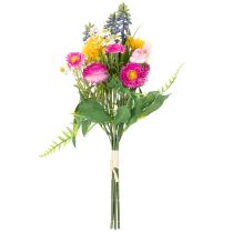 Artículo Ramo de flores artificiales, decoración primaveral para salón y oficina, 37cm