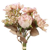 Ramo de flores artificiales flores artificiales rosas artificiales antiguo 30cm