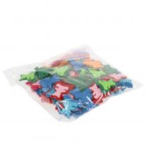 Artículo Oso decorativo disperso hecho de fieltro colores surtidos 3,5 cm x 3,5 cm 100 piezas