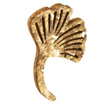 Artículo Decoración dispersa decoración de gingko dorado hoja de gingko brillo 3×4cm 72 piezas
