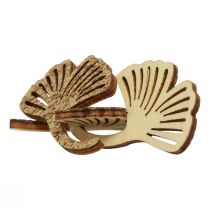 Artículo Decoración dispersa decoración de gingko dorado hoja de gingko brillo 3×4cm 72 piezas