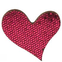 Artículo Decoración dispersa corazón morado 3-5cm 48 piezas