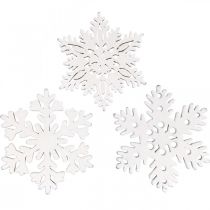 Piezas de dispersión copo de nieve, decoración de dispersión cristal de hielo 3,5 cm 72 piezas