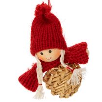 Artículo Juego de adornos de paja para árbol de Navidad: figuras y estrellas de 6 cm, 30 unidades.