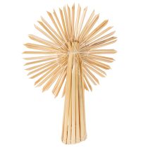 Artículo Juego de estrellas de paja para adornos de árbol de Navidad, figuras y estrellas, 35 piezas