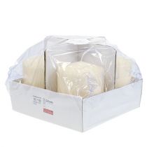 Artículo Vela pilar 130/100 crema 4uds