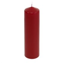 Artículo Velas de pilar rojas velas de Adviento rojo viejo 200/50mm 24ud