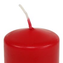 Artículo Vela Pilar 80/80 Roja 6 Piezas