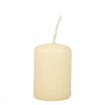 Artículo Velas de pilar, velas de Adviento, velas crema 60/40 mm, 24 unidades