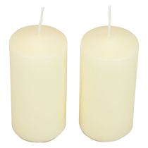 Artículo Velas de pilar H100 Ø50cm Velas crema 12uds