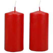 Artículo Velas de pilar H100 Ø50cm velas rojas 12ud