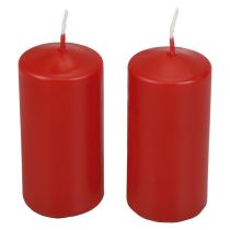 Artículo Velas de pilar H100 Ø50cm velas rojas 12ud