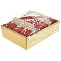 Artículo Velas de pilar velas rojas H70mm Ø50mm 12 piezas