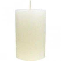 Artículo Velas Pilar Velas Adviento Colores Rústicos Blanco 70/110mm 4uds