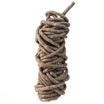 Artículo Cordón Stylo cordón de fieltro lana de oveja enrollado marrón 10mm 15m