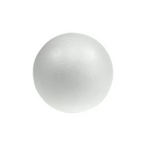 Bola de poliestireno Ø8cm blanco 10pcs