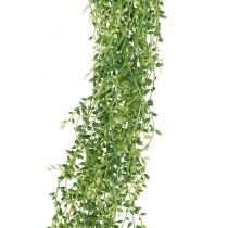 Planta colgante artificial suculenta verde 96cm