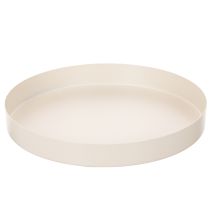 Artículo Bandeja decorativa redonda para accesorios del hogar, 20 cm