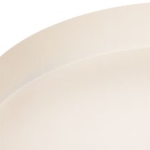Artículo Bandeja decorativa redonda para accesorios del hogar, 20 cm