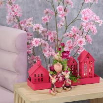 Artículo Casitas para velas sobre bandeja Decoraciones atmosféricas para momentos relajados en casa, 15 cm