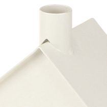 Artículo Elegantes casitas para velas de té sobre bandeja Mini faroles para decorar la mesa, 15 cm