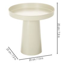 Artículo Bandeja/soporte decorativo para velas y figuritas, 20 cm