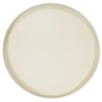 Artículo Bandeja decorativa de metal de 30 cm con platillo para decoración de plantas.
