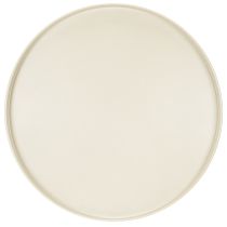 Artículo Plato decorativo de metal con forma de flor, redondo, 41 cm, para mesa.
