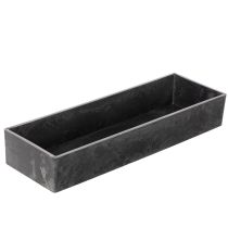 Artículo Bandeja rectangular con asas, bandeja decorativa para mesa, 32 cm.