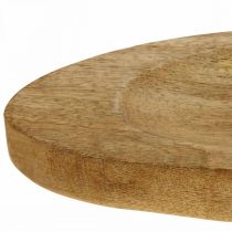 Deco bandeja madera pescado bandeja de madera placa de madera 30x3x12cm