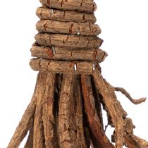 Artículo Árbol decorativo hecho de ramas de sauce sobre una base de madera, 68 cm.