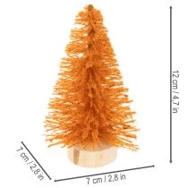 Artículo Árbol de Navidad artificial en miniatura para decoración de mesa, 12 cm, 6 unidades