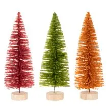 Artículo Árbol de Navidad artificial, árbol decorativo para mesa, 31 cm, 3 piezas