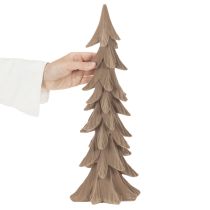 Artículo Pequeño árbol de Navidad decorativo con efecto nieve, adorno de mesa, 44 cm.