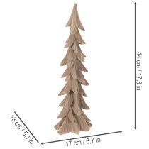 Artículo Pequeño árbol de Navidad decorativo con efecto nieve, adorno de mesa, 44 cm.