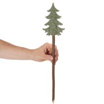 Artículo Árbol de Navidad decorativo con palo para macetas y arreglos altos, 45 cm, 6 unidades.