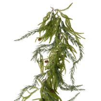 Artículo Guirnalda artificial de ramas de pino con piñas para decoración de Adviento, 218 cm.