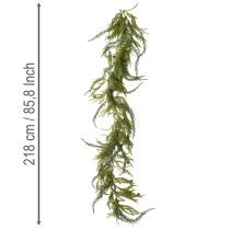 Artículo Guirnalda artificial de ramas de pino con piñas para decoración de Adviento, 218 cm.