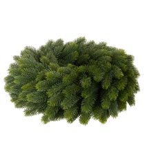 Artículo Corona de ramas de abeto artificiales, verde, redonda, 50 cm