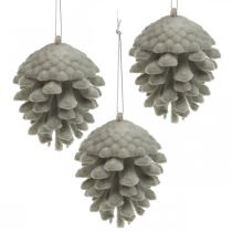 Conos de pino conos decorativos para colgar marrones 8cm 4uds