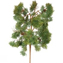 Artículo Rama de abeto artificial conos de rama de cedro verde abeto 85cm