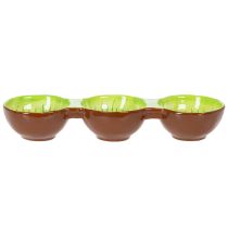 Artículo Cuenco de cerámica con motivo de kiwi, decoración veraniega para servir con estilo tapas y aperitivos, 30 cm