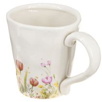 Artículo Taza de café con flores de colores para empezar el día de forma acogedora 10,5 cm