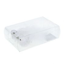 Artículo Paloma en el clip blanco 14cm 2pcs