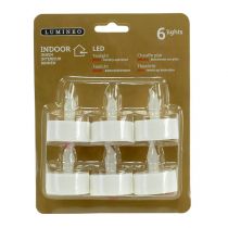 Artículo Velas de té LED con batería Ø4cm para interior 6 piezas