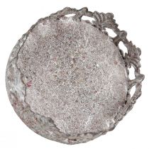 Artículo Portavelas enchufable con vela cristal gris Ø5,5cm 4ud