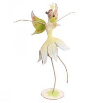 Artículo Decoración de mesa flor primavera hada duende decoración metal 25x10x37,5cm