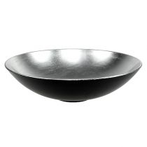 Cuenco de decoración de mesa plata Ø28cm plástico