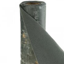 Artículo Camino de mesa camino de mesa gris decoración de mesa poliéster L250cm W20cm