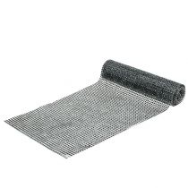 Camino de mesa con lentejuelas plateadas B25cm L228cm